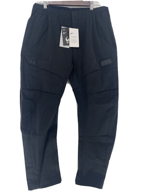 Nike FFF Tech Pack France Woven Cargo Utility Black Pants