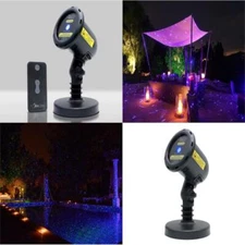 BlissLights Spright Motion Blue Indoor/Outdoor Laser Projector W/Remote