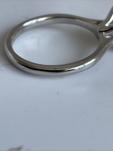 950 Platinum Ring Set 1.6 Carat Square Princess Cut Lab Grown Diamond Size J - Picture 7 of 13
