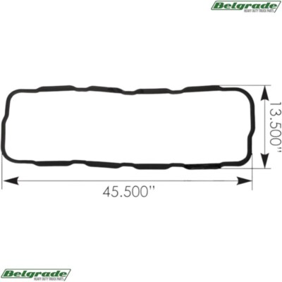 M75946 Oil Pan Gasket Paccar MX13 Replaces 1925946 1743102PE 1925946PE
