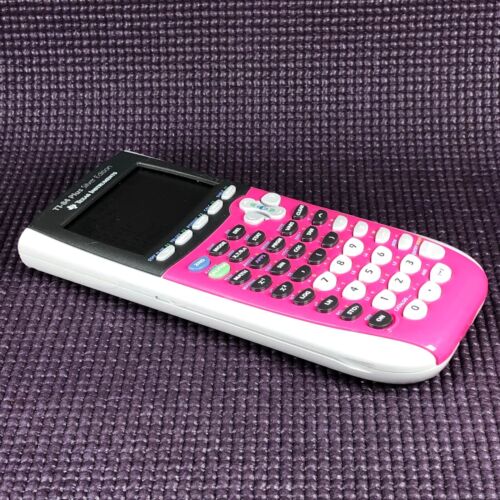 Texas Instruments Hot Pink Ti-84 Plus Silver Edition Graphing Calculator Tested - Picture 7 of 13