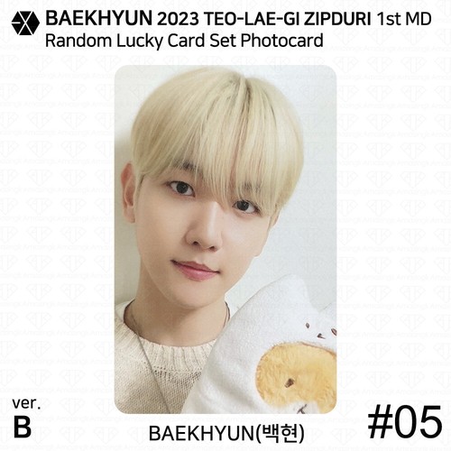 EXO BAEKHYUN TEO-LAE-GI ZIPDURI Random Lucky Card Photocard KPOP K-POP - Picture 57 of 74