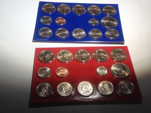 2007-P & D US UNC Mint Set 28 Coins 8c - Picture 2 of 3