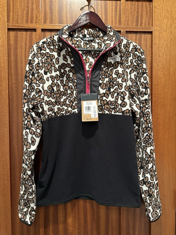 North Face Printed Glacier 1/4 Zip - Size Youth XL - NEW