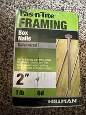 Hillman - 461316 - Fas-n-Tite Galvanized Framing Nails  2" - 1-lb