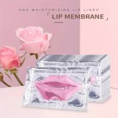 10 Stück Hyaluronsäure Rosa Kristall Lippenmaske Pflaster