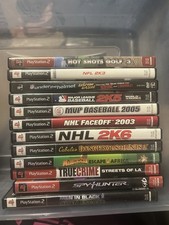 Lot of 12 PS2 Game Playstation 2 - NHL NBA MLB 2K5 2K6