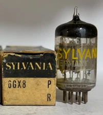 6GX8  EAM86 Tuning Indicator Vacuum Tube Sylvania Germany NOS/NIB (#64711)