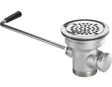 Krowne 22-204 Krowne 22 204   3 1/2" Twist Waste Drain With 1 1/4" Overflow