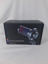COCONISE USB RGB Microphone with Stand and Cable for PC Gaming Streaming