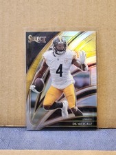 2025 Panini Select - Club Level DK Metcalf #253 Silver Prizm Steelers