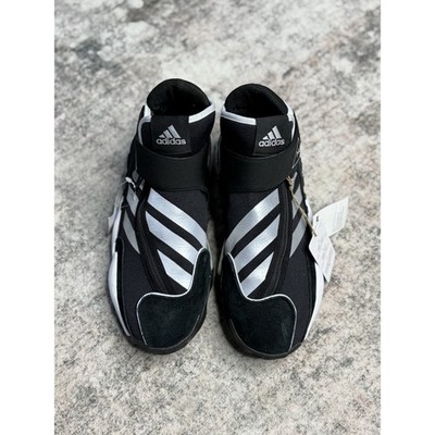 Adidas Crazy Byw Hu Pharrell Williams 0-60 Black Basketball Shoes Men Size 9 NEW