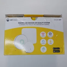 Airthings 4200 House Kit Radon Mold Risk & Indoor Air Quality Monitoring Wave