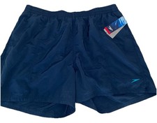 Speedo Men s Swim Trunks 2XL Blue Mesh Lining