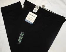 DOCKERS Easy Khaki Pants Straight Fit Stretch Comfort Waistband No Wrinkle Black