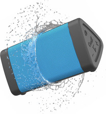 Oontz Angle 3 Bluetooth Speaker, 10W, IPX5, 100Ft Range, Bluetooth 5.0, Blue