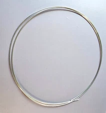 Sterling Silver 13 Gauge Round Wire 26.4gms FOUR FEET (49") Dead Soft