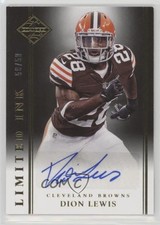 2014 Panini Limited Limited INK 50/50 Dion Lewis #LI-LE Auto 2d6
