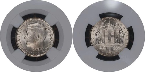 MS63 NGC 1 Drachma 1970 Greece Coin # 89