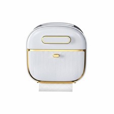 Wall-Attached Tissue Box Holder Multi Functional No Tissue Box Space