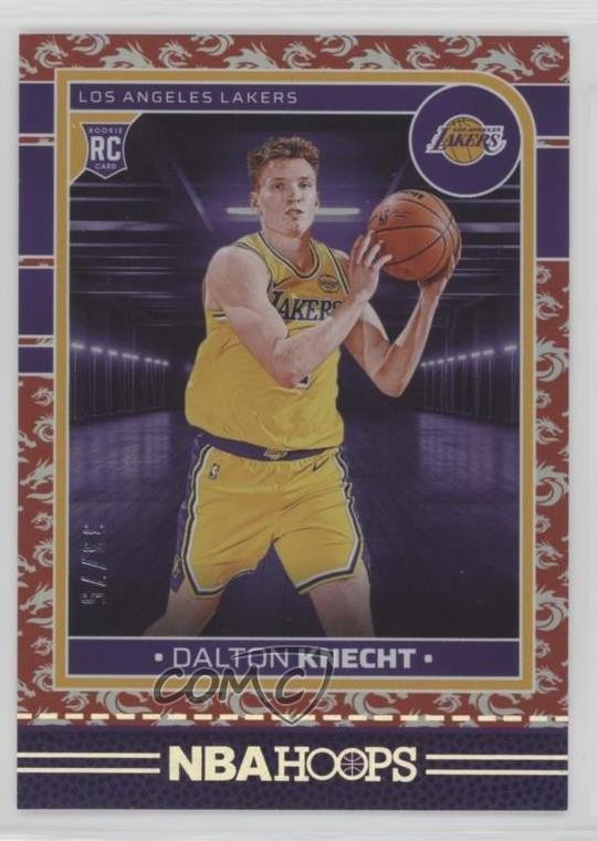 2024-25 Panini NBA Hoops Rookies Dragon Year 33/75 Dalton Knecht #247 1e6a