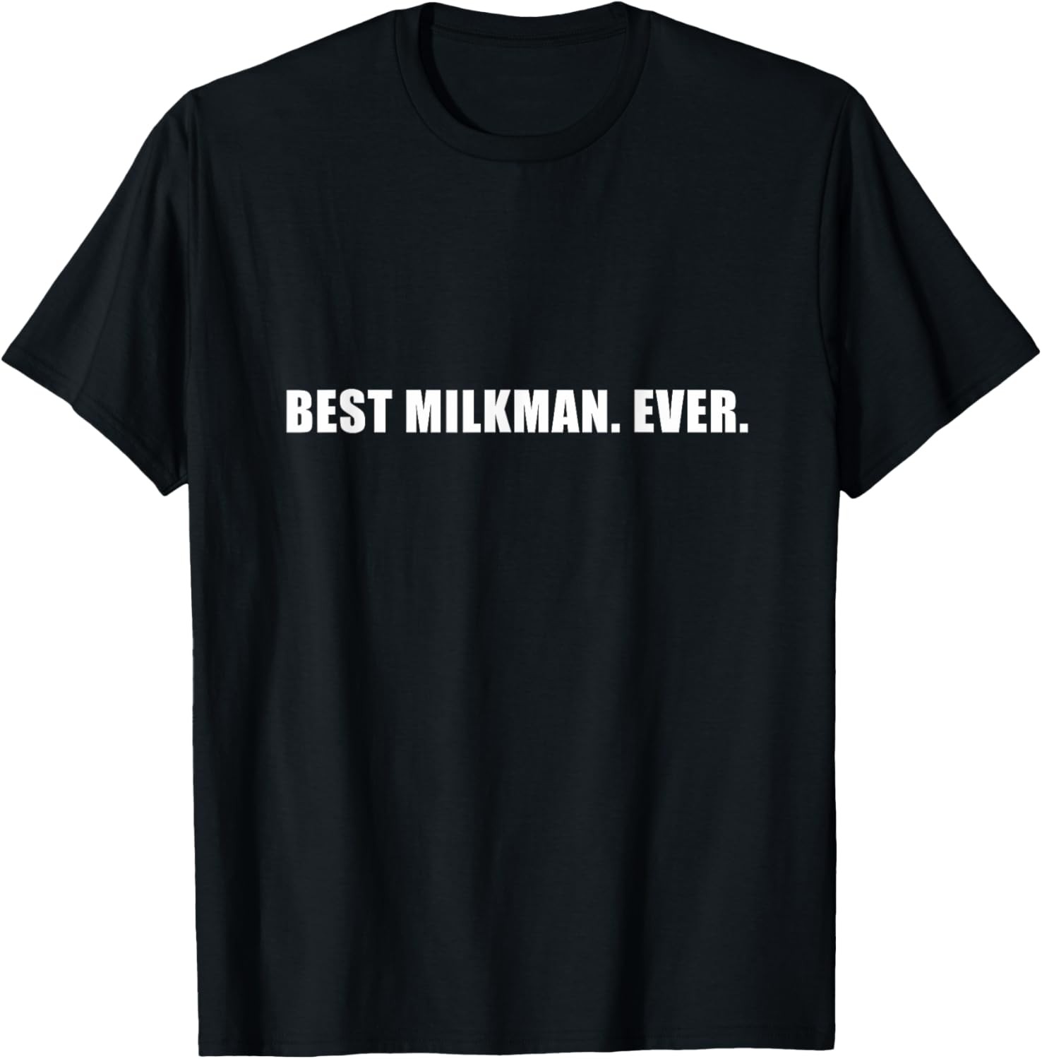 Best Milkman Ever Retro Diary Man Farming Novelty T-Shirt