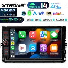 9" Android 14 8-Core 4+64GB Car Stereo Radio GPS Nav 4G For VW Golf Tiguan Jetta