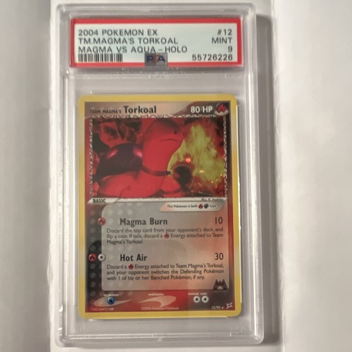 Team Magma's Torkoal graded PSA 9 for sale on eBay