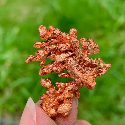 8G Rare!! iridescent Native Copper crystal mineral specimen