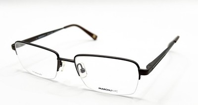 NEW MARCHON NYC HUNTER 210 BROWN AUTHENTIC EYEGLASSES 52-17