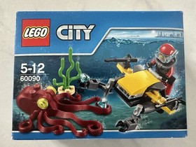 LEGO CITY: Deep Sea Diving Scooter (60090) with instructions and original box