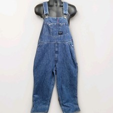 Oshkosh 1895 Classic Vestbak Denim Overalls Men's 36 x 30 Workwear Medium Wash