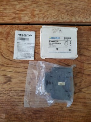 Socomec Additional Non-Fusible, Add-on, 1 Pole, 80A (22001008) *NEW*
