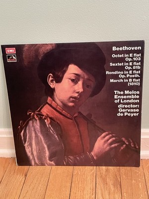 BEETHOVEN Octet, Sextet, Rondino etc. MELOS ENSEMBLE LP EMI Stereo ASD 2671