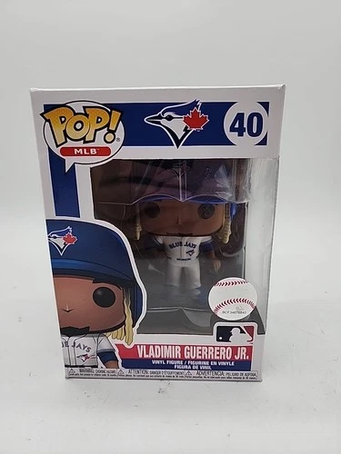 Funko Pop! Vinyl Vladimir Guerrero Jr 40 MLB Toronto Blue Jays Figure BOX DAMAGE