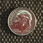 2024 D Dime Roosevelt, very nice, actual coin in picture, free shipping.