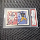 2000 Skybox Dominion - Rookies Pairs Tom Brady, Giovanni Carmazzi #234 (RC) PSA9