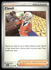 clavell pokemon card Full Art 249/193 Like new and put them into your hand Clavel - Paldean Evolution -