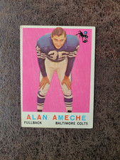 1959 Topps Football Alan Ameche #30 - Baltimore Colts