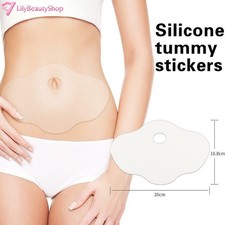 2xReusable Silicone Anti-Wrinkle Belly Stomach Pads Stickers Stretch Marks Patch