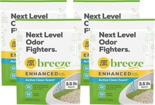 Purina Breeze Litter Pellets Enhanced Litter Pellets 3.5 lb Pack of 4 