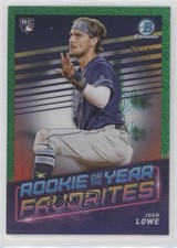 2022 Bowman Mega Box Green Mojo Refractor 55/99 Josh Lowe #ROYF-11 0qc1