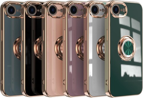 Für iPhone 16E Hülle mit Ring Ständer 360° Ring Halter Ständer Unterstützung Magnet C - Bild 6 von 11