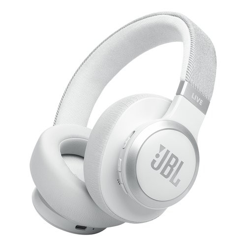 Jbl Cuffie microfono bluetooth LIVE 770NC White JBLLIVE770NCWHT