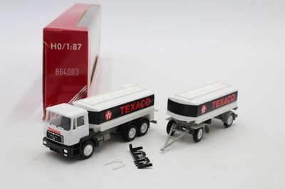 Herpa MB F90 Tankhängerzug Texaco 864003 weiß 1:87 /H29253