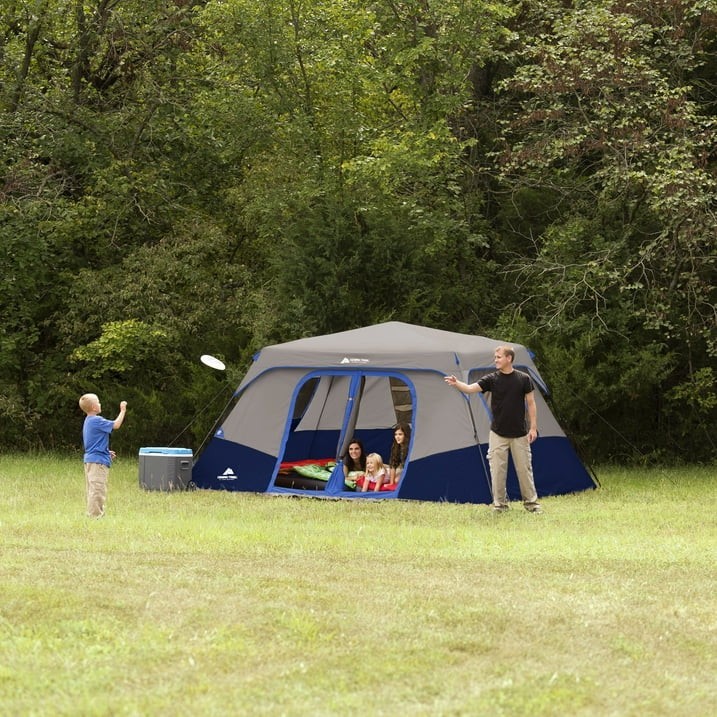 13' X 9' Ozark Trail Outdoor Hiking Camping 8-Person Instant Cabin