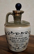 Rara BOTTIGLIA WHISKY TULLAMORE DEW in CERAMICA - Da Collezione Vuota