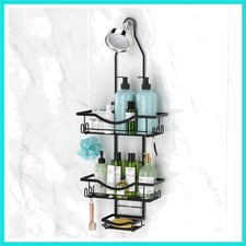 Shower Caddy Hanging Adjustable Shower Caddy, Rustproof Shower Organizer Exte...