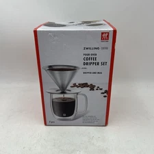 ZWILLING Sorrento Stainless Steel Pour Over Coffee Dripper with Double-Wall