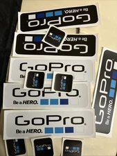12 PCS GoPro Camera Decals Stickers Graphics BOAT KAYAK MARINE COMPATIBLE